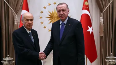 Beştepe'de Erdoğan-Bahçeli görüşmesi