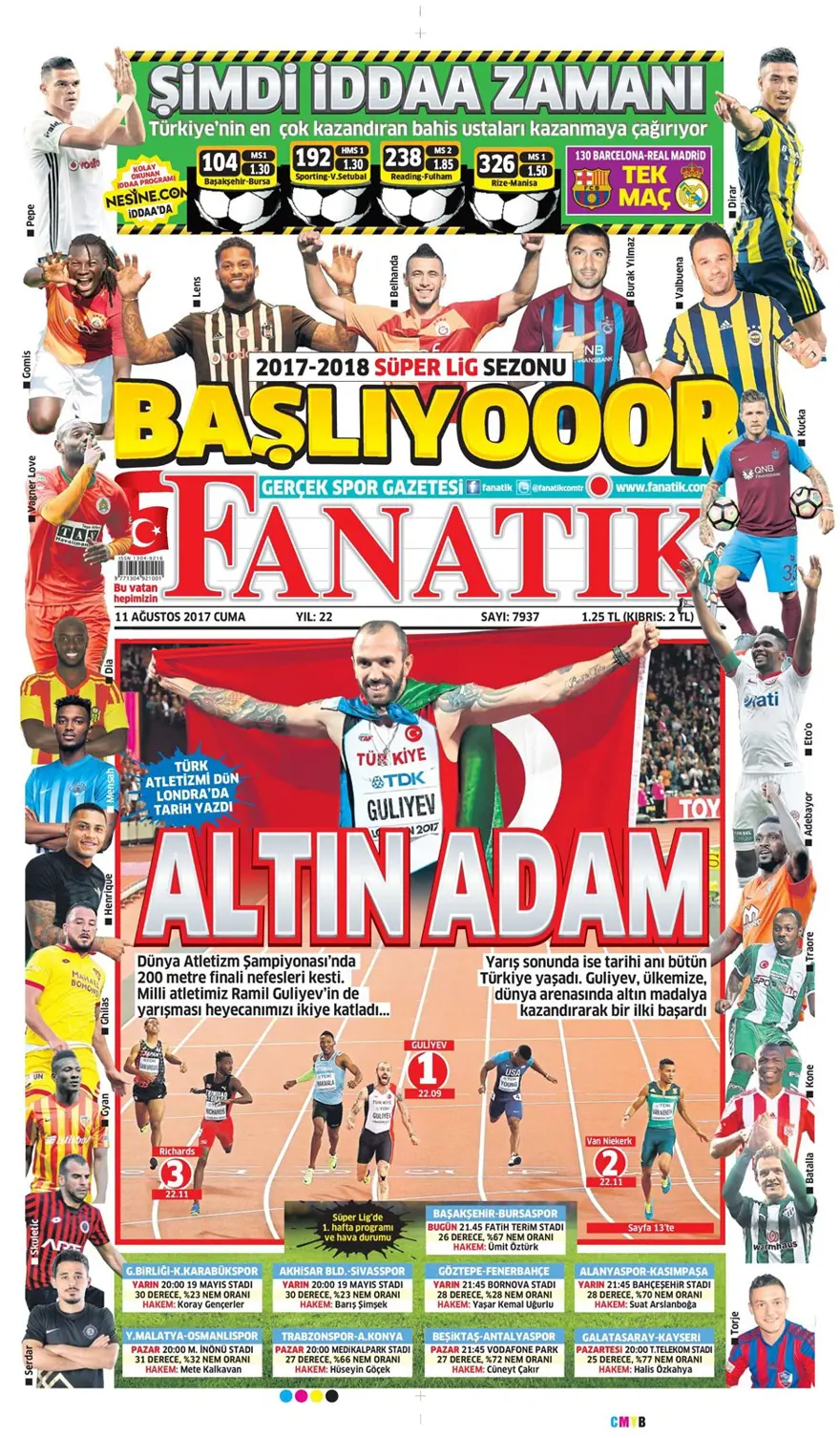 Günün spor gazeteleri (Transfer haberleri - 11 Ağustos 2017) 4 Günün spor gazeteleri (Transfer haberleri - 11 Ağustos 2017) 4