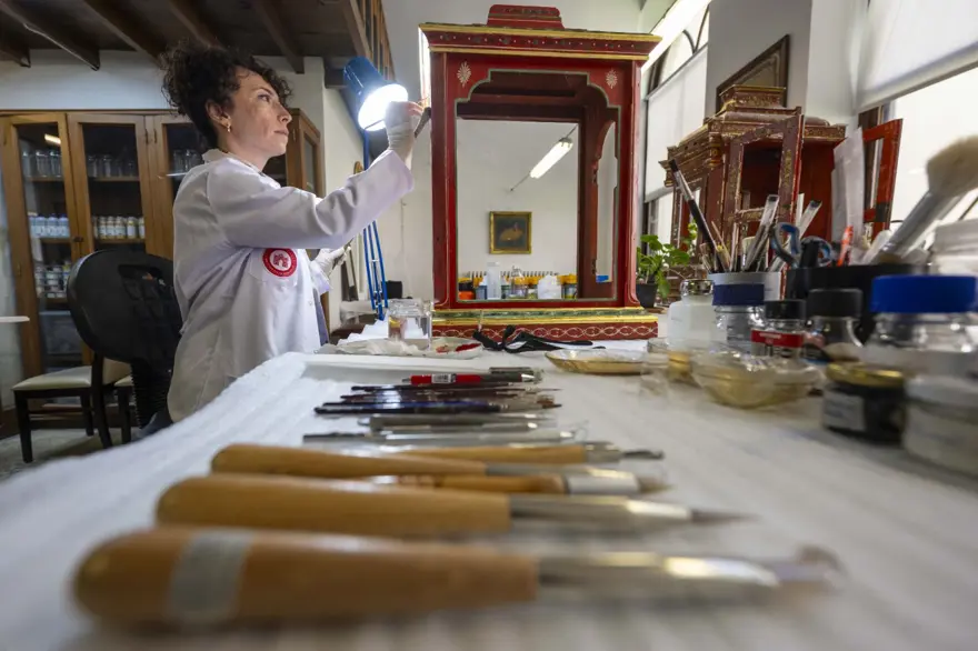 Topkapı Sarayı'nın 300 yıllık iki büyük saati restore ediliyor 5