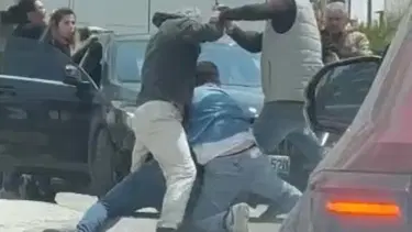 Trafikteki satırlı maganda tutuklandı