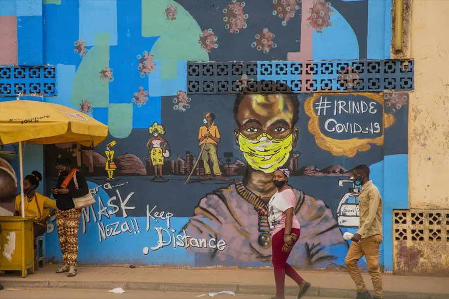 Covid 19'a grafitili farkındalık 