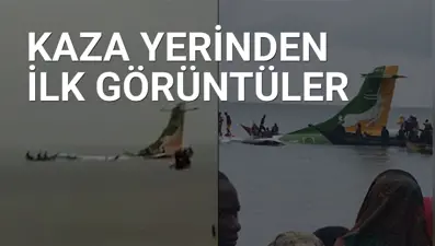 Tanzanya’da yolcu uçağı göle düştü