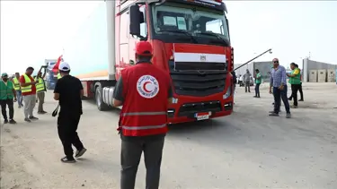 Mısır, Gazze yardımları için Refah'ta lojistik merkez kuruyor