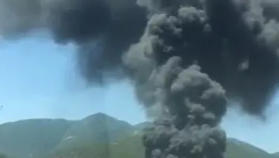 Amasya’da soğuk hava deposunda yangın