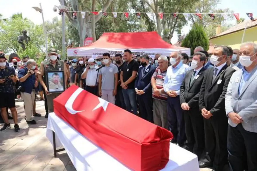 Muğla'da 'orman şehidi' törenle son yolculuğuna uğurlandı 21