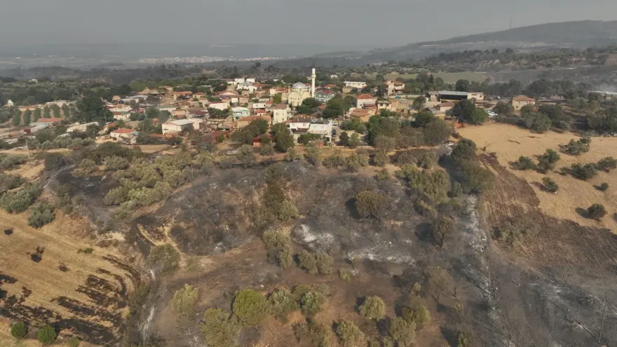 Çanakkale'de orman yangını kontrol altında 49