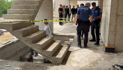Bugün işe başlayan işçi 4'üncü kattan düşerek öldü