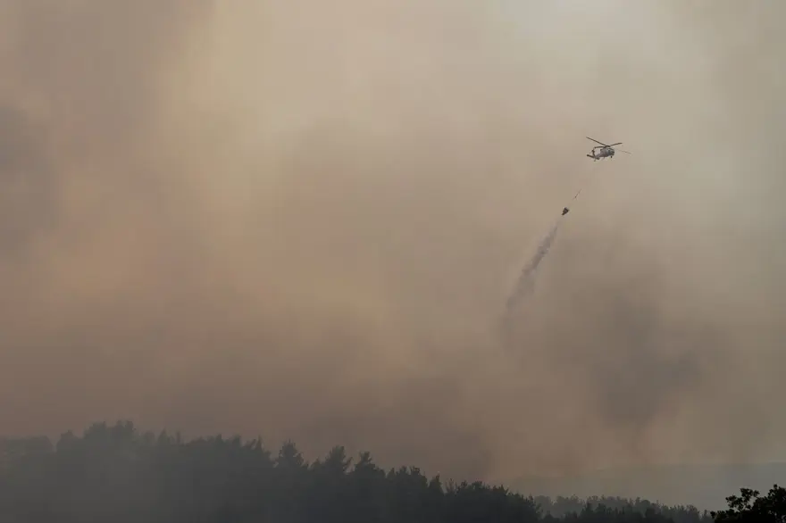 Çanakkale'de orman yangını kontrol altında 94