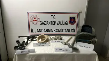 Kaçak kazıya suçüstü: 2 kişi yakalandı