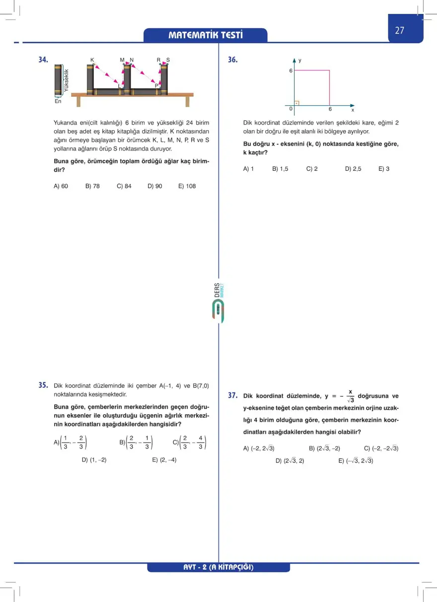 AYT Deneme Sınavı 25