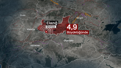 Elazığ'daki 4,9'luk deprem 5 yıl önceki depremin artçısı niteliğinde