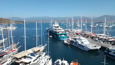 Hintli milyarderin 86metrelik mega yatına Fethiye’de 260 ton yakıt ikmali
