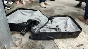 Fünye ile patlatılan şüpheli valiz boş çıktı