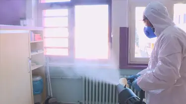 Meslek liselerinde üretilen dezenfektanlar okulları temizleyecek