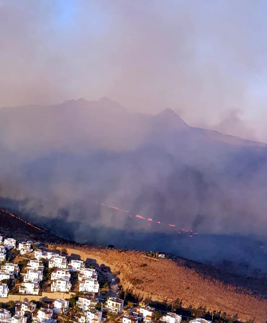 Bodrum'da yangın 11