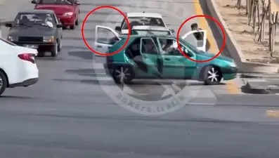 Trafikte bıçak ve kılıçlarla saldırıya gözaltı