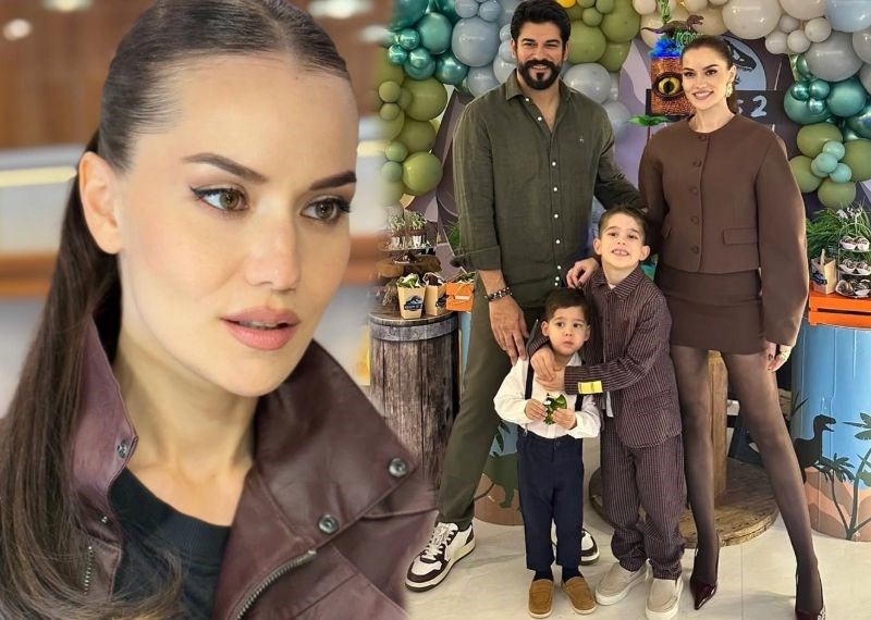 Fahriye Evcen'den mutlu aile pozu