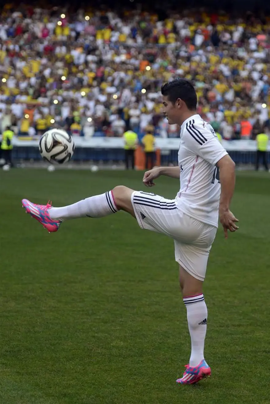 James Rodriguez Bernabeu'da 16