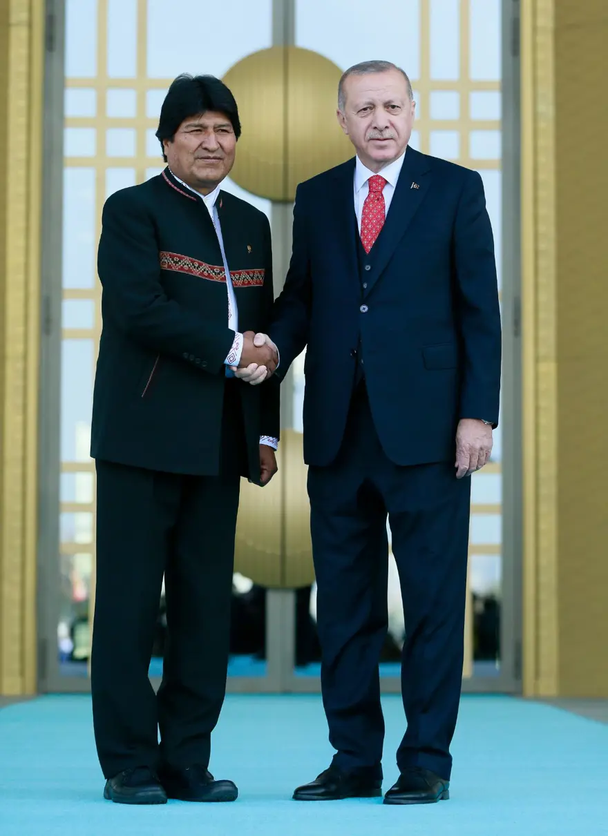 Bolivya lideri Morales Ankara'da 15