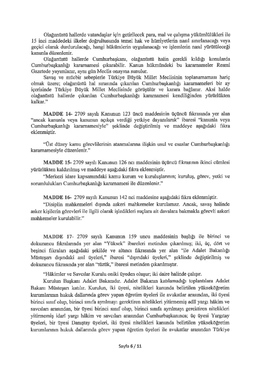 referandum, anayasa değişikliği 6