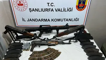 Şanlıurfa'da 3 uzun namlulu silah ele geçirildi