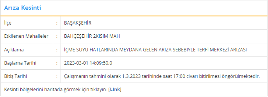 İstanbul'un 6 ilçesinde su kesintisi: 7 saat su kesintisi yaşanacak (1 Mart İSKİ planlı su kesintisi listesi) 3