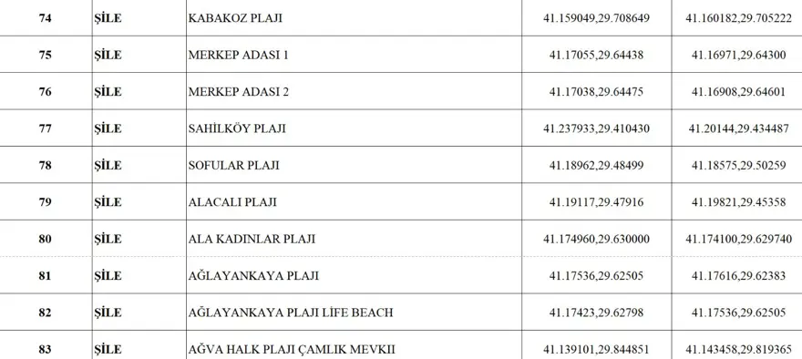 İstanbul'da denize girilecek yerler: İlçe ilçe denize girilecek plajlar listesi (İstanbul Valiliği 96 yeri açıkladı) 10 İstanbul'da denize girilecek yerler: İlçe ilçe denize girilecek plajlar listesi (İstanbul Valiliği 96 yeri açıkladı) 10
