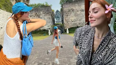 Yeni yıla Bali'de girdi: Hande Erçel'den tatil pozları