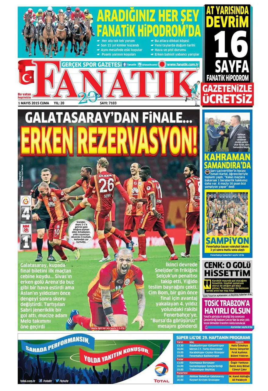 1 Mayıs 2015 gazete manşetleri 7