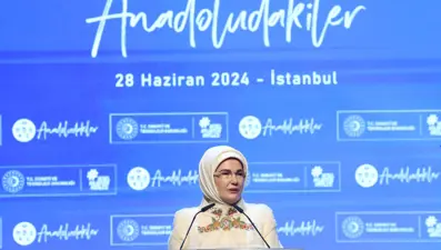 Emine Erdoğan, "Anadoludakiler" projesinin tanıtımına katıldı