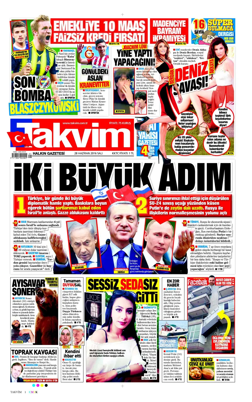 Gazete manşetleri (28.06.2016) 15