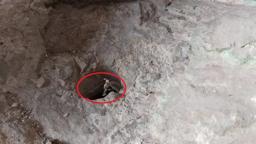 Roma dönemine ait oda mezar definecilerin hedefi oldu 6