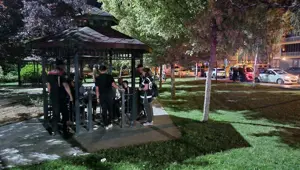 Kırşehir polisi parklarda denetim yaptı