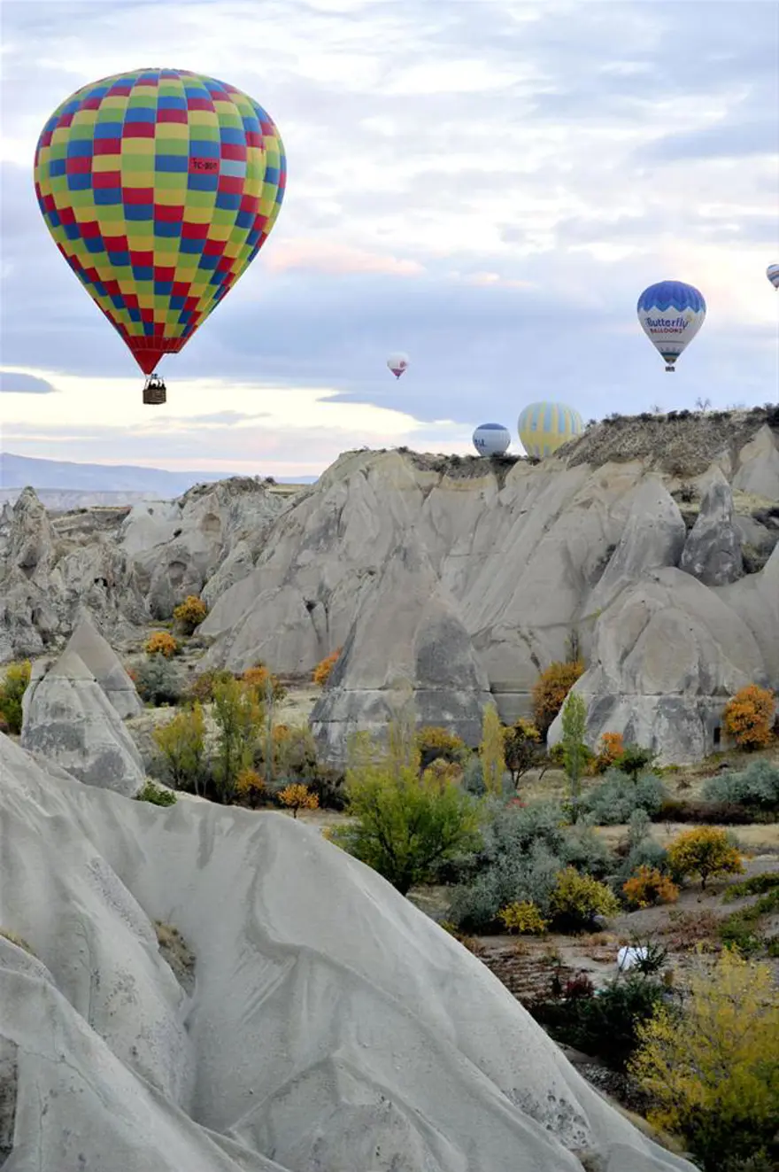 Kapadokya'da sonbahar güzelliği 