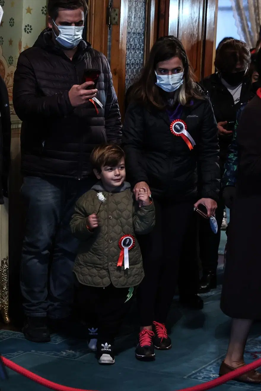 Büyük Önder Atatürk Dolmabahçe'de anıldı 1