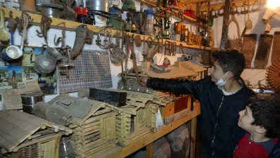 Köyünde kendi müzesini kurdu