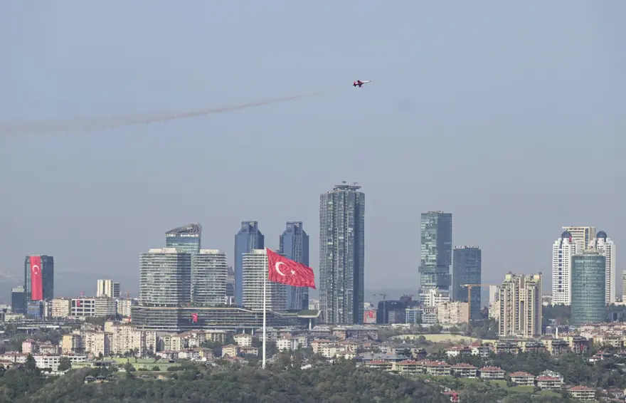 Türk Yıldızları ve SOLOTÜRK 100. yıl için İstanbul semalarında 8