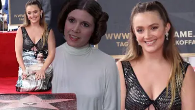 Carrie Fisher "yıldızına" öldükten 7 yıl sonra kavuştu