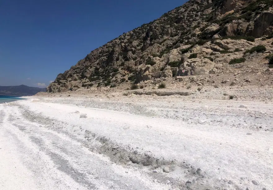 Salda Gölü'nde tehlike çanları! 5 yılda, 3 kilometrekarelik alan kayboldu 2