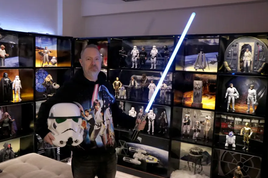 Evini Star Wars müzesine çevirdi 8