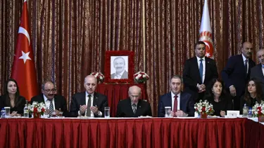 Devlet Bahçeli 99 gün sonra Meclis'te: Sırrı Süreyya Önder için yapılan törene katıldı
