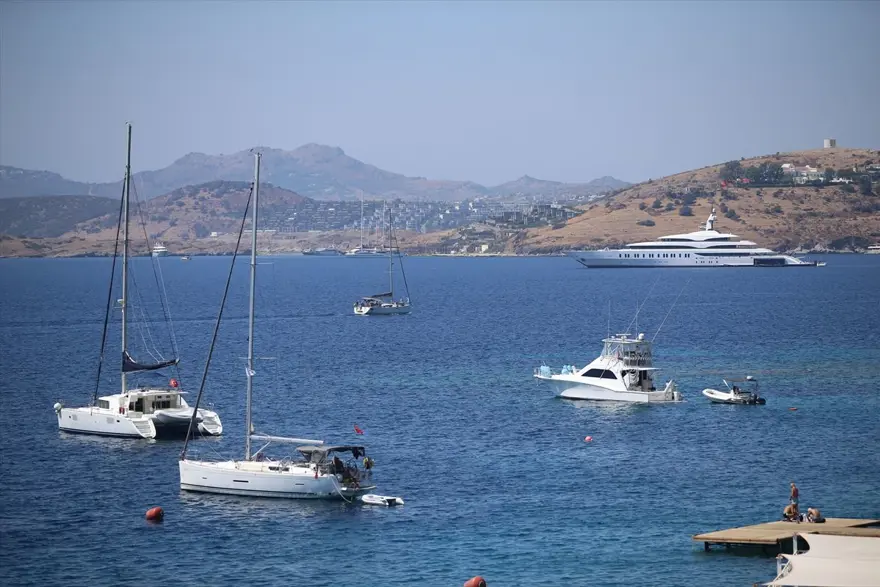 Milyon dolarlık mega yatlar Bodrum'da 3