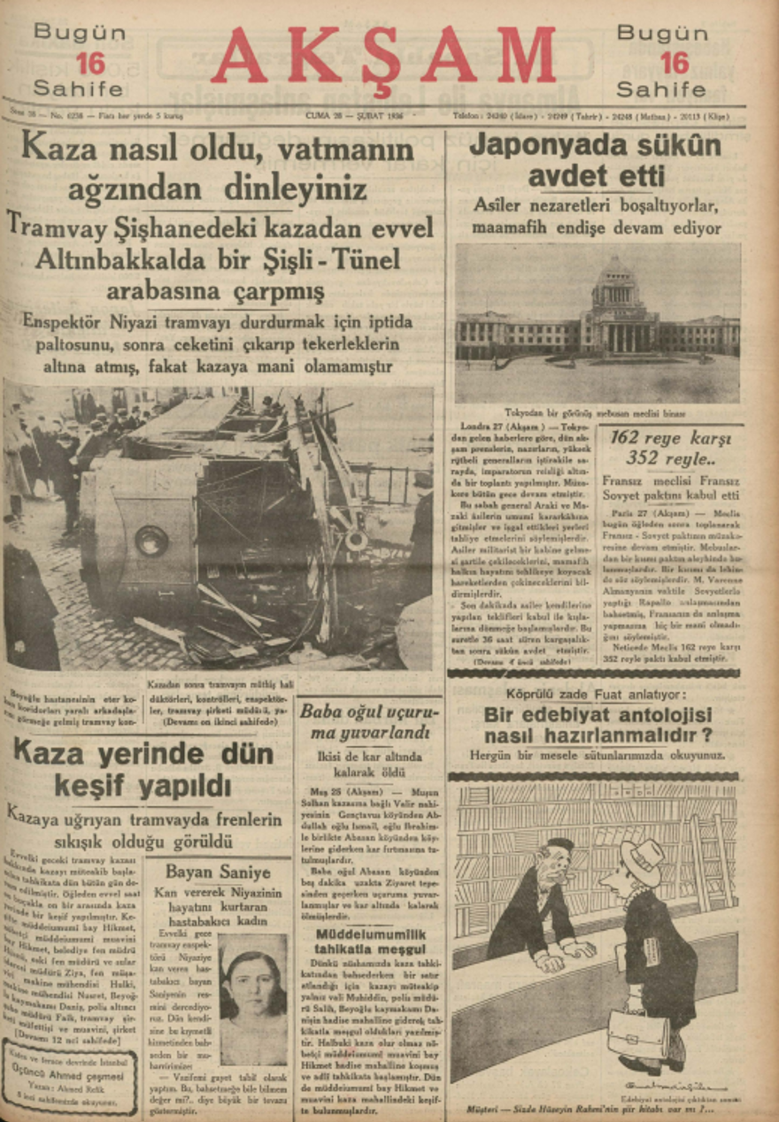 Tarihte bugünün gazete manşetleri (28 Şubat) 10 Tarihte bugünün gazete manşetleri (28 Şubat) 10