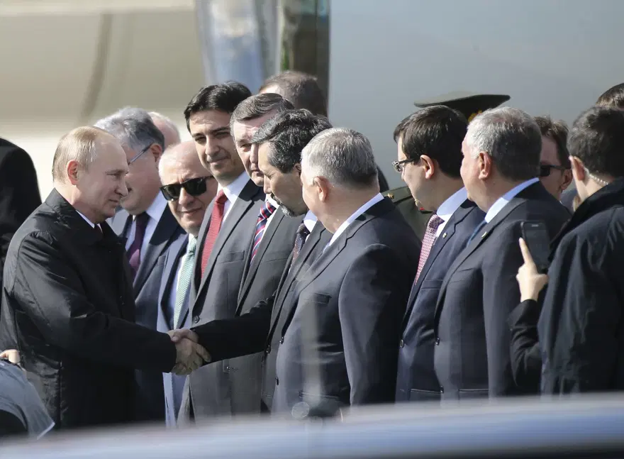 Cumhurbaşkanı Erdoğan ve Putin Beştepe'de Akkuyu Nükleer Santrali'nin temelini attı 16