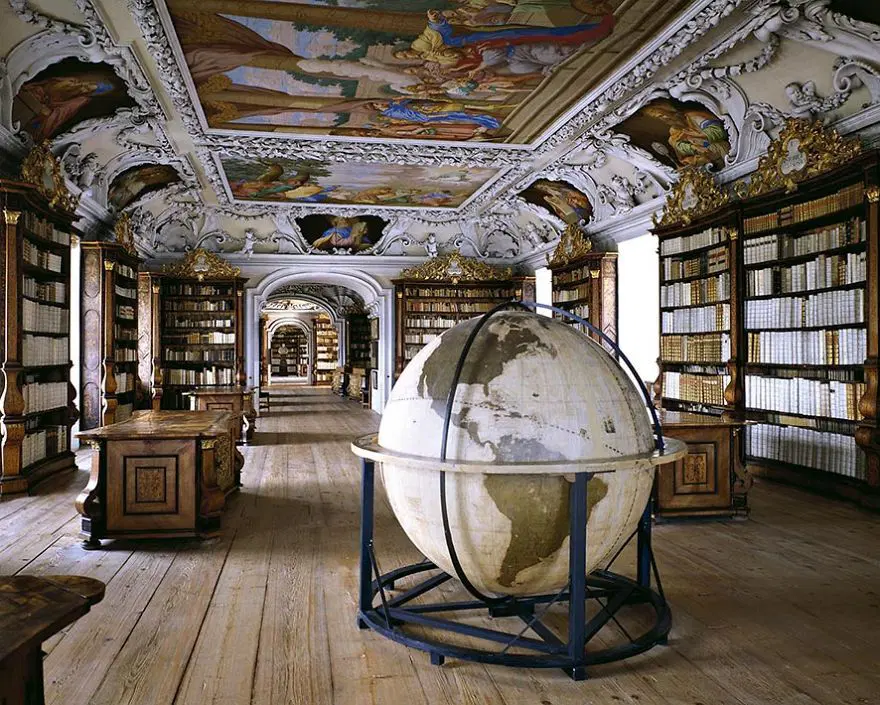 Wiblingen Abbey Kütüphanesi, Wiblingen, Almanya 12