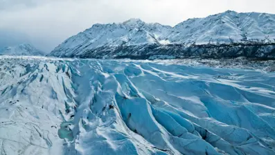 Türk fotoğrafçı Alaska'daki Matanuska Buzulu'nu görüntüledi