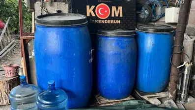 Hatay'da sahte içki operasyonu: İki kişi gözaltına alındı