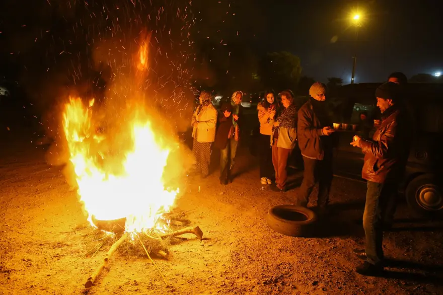 Manisa'da deprem nöbeti 1
