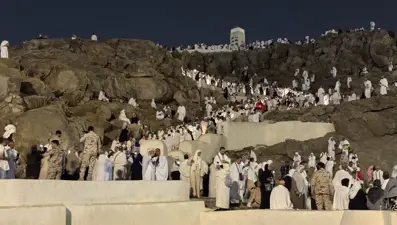 Hacı adaylarının çoğunluğu Arafat'a ulaştı