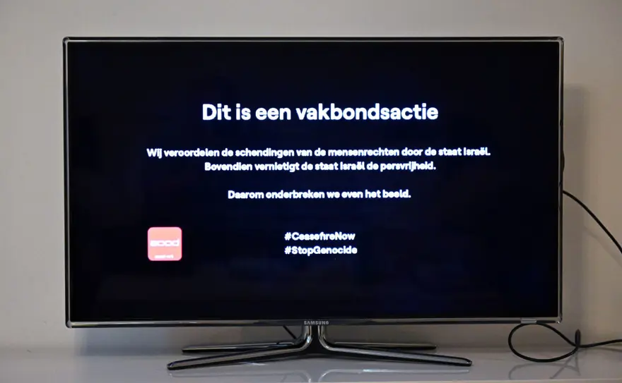 BELÇİKA'NIN VRT TELEVİZYONU FİNAL YAYINI SIRASINDA İSRAİL'İ PROTESTO ETTİ 8